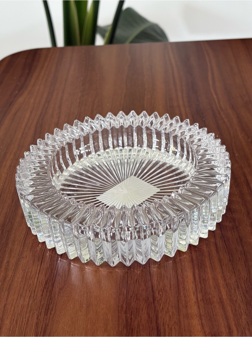 Cut Crystal Wine Bottle Holder
